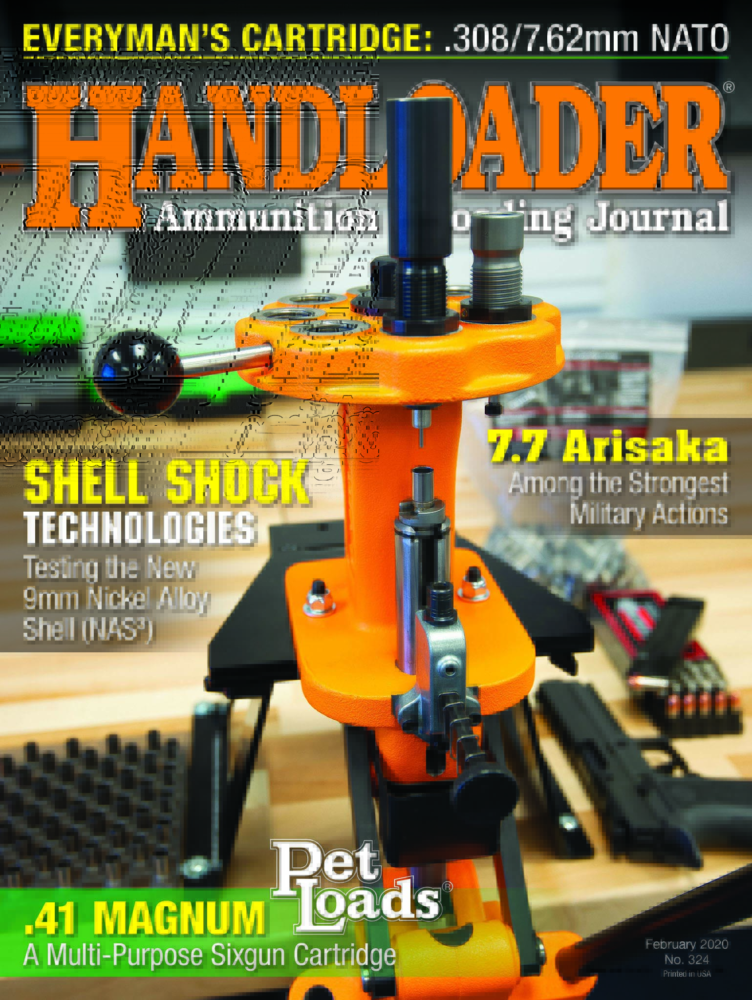 Handloader Magazine features Shell Shock Technologies’ NAS3 cases on the front cover